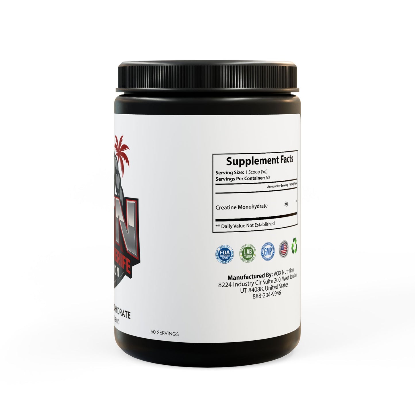 Creatine Monohydrate Supplement (300g, 10.58oz)