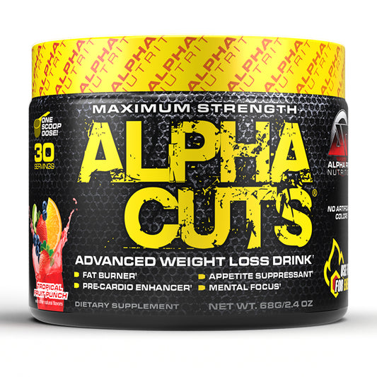 ALPHA CUTS - QUEMADOR DE GRASA PRE-CARDIO - Producto en preventa con descuento.